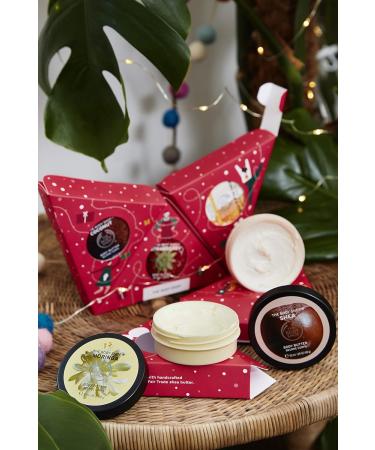 The Body Shop Slather and Nourish Body Butter- 5pc Gift Star With Fruity Floral and Nutty Body Moisturisers' - Buy Online on GoSupps.com