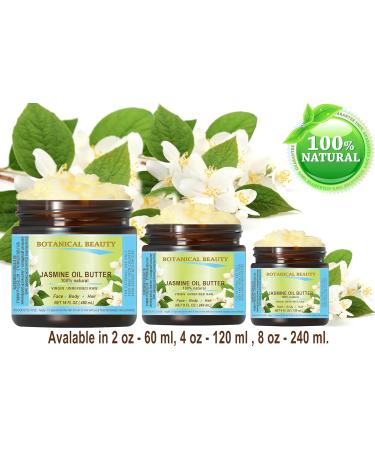 Botanical Beauty JASMINE OIL BUTTER Pure Natural Virgin Unrefined RAW for FACE SKIN BODY DAMAGED HAIR NAILS. (2 Fl Oz) 2 Fl Oz (Pack of 1) - Buy Online on GoSupps.com