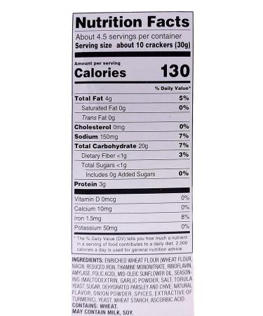 Savoritz Sea Salt and Garlic & Chive PITA Crackers - 5oz (Two Boxes) - Buy Online on GoSupps.com