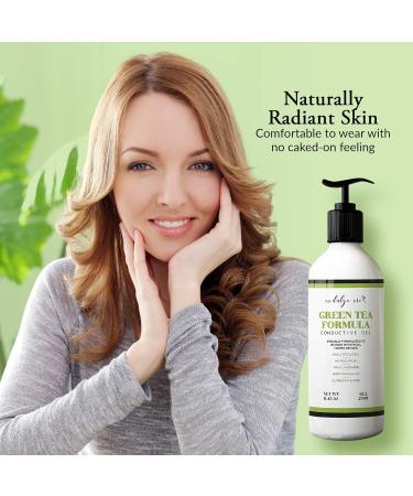 IndulgeMe Facial Conductive Gel for Microcurrent Device with Korean Green Tea Extract Aloe Leaf Water Hyaluronic Acid - Primer Conducting Gel for Face/Body Sculpting RF Red Light Therapy (8.45 oz) - Buy Online on GoSupps.com