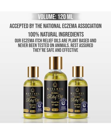 KIYAMEL Moisturizing Eczema Relief Essential Oil with Hemp Seed - Soothing Moisturizer for Dry, Itchy Skin with Vitamin E and Chamomile - Hydration for Adults and Kids - Buy Online on GoSupps.com