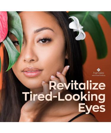 Hanalei Kona Peptide Eye Cream - Minimize Wrinkles & Puffiness | Hawaiian Botanicals, Caffeine, Peptides | Made in USA, Cruelty-Free & Vegan (0.5 oz) - Buy Online on GoSupps.com