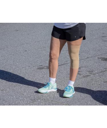 OrthoSleeve Knee Brace for ACL, MCL, Meniscus Tear, Knee Pain - XL Tan - Pack of 1 - Buy Online on GoSupps.com