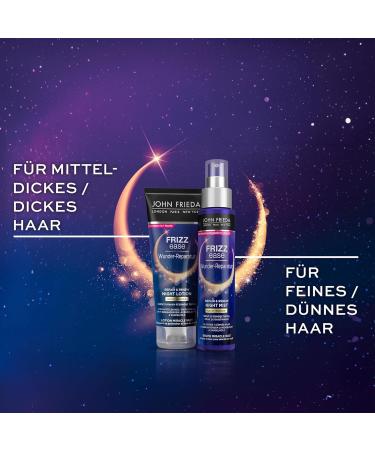 John Frieda Wunder Repair Night Wonder Hair Lotion 100ml - Frizz Ease for Thick & Medium Hair - Intense Nourishment Overnight - Buy Online on GoSupps.com