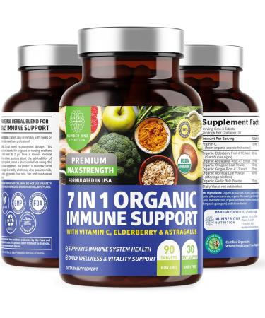 Number One Nutrition Premium 7 in 1 Immune Support - 90 Tablets
