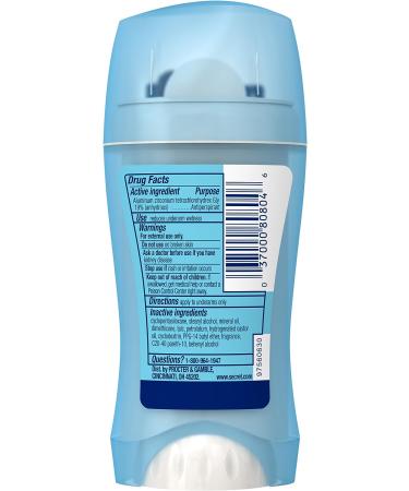 Secret Outlast Invisible Solid Antiperspirant Deodorant, Protecting Powder Scent, 2.6 Ounce (Pack of 2) - Buy Online on GoSupps.com