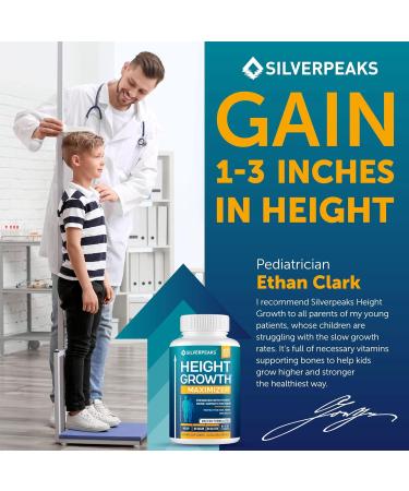 SILVERPEAKS Height Growth Maximizer - 60 Gelatin Capsules | Increase Height Naturally - Buy Online on GoSupps.com