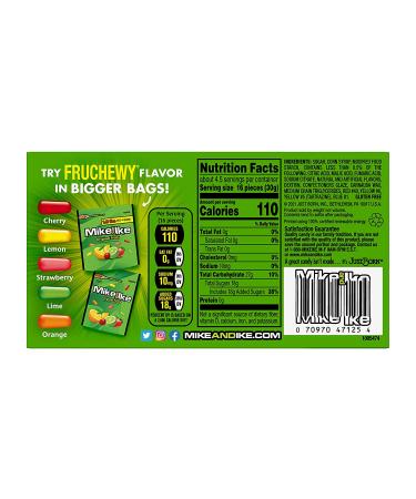 Mike and Ike Chewy Candy Original 5 Oz. - Pack of 12 | Buy Online Now! - Buy Online on GoSupps.com
