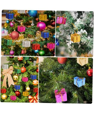 Artibetter 60 Pcs Christmas Tree Box Home Decorations Christmas Tree Decorations Hanging Pendants Bag 5x5cmx2pcs Assorted Colorx2pcs - Buy Online on GoSupps.com