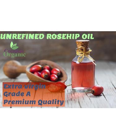 Dr Joe Lab Rosehip Oil - 128 oz Bulk | 100% Pure Cold Pressed Vegan Oil for Hair Skin Face & Nails - Non-GMO & Natural - Buy Online on GoSupps.com