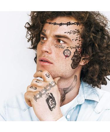 Skull Flail Circular Saw Hammer Temporary Tattoos 2020 | Hand & Face | Skin Safe | USA Made | Removable - Buy Online on GoSupps.com