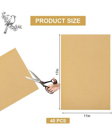 RoyJackson 40pc Disposable Gravel Liner Paper 17x11 inch for Bird Cage - Clean Fecal Tray Paper for Hard-Billed Birds, Pet Cages - Cushion and Protection - Buy Online on GoSupps.com