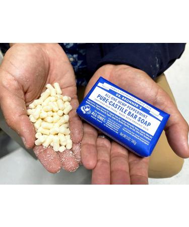  Dr. Bronner's Dr Bronner's Peppermint Soap Bar 140g - Buy Online on GoSupps.com