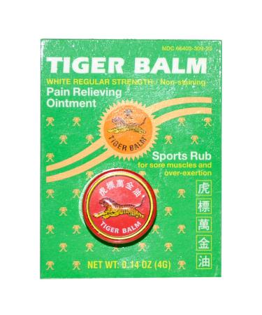Tiger Balm Reg Strength White .14 OZ
