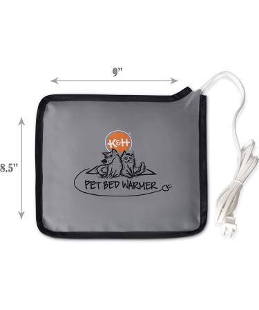 K&H Pet Products Small Heated Pet Bed Warmer | Waterproof Pet Heating Pad - Gray (8.5 x 9 in) - Buy Online on GoSupps.com