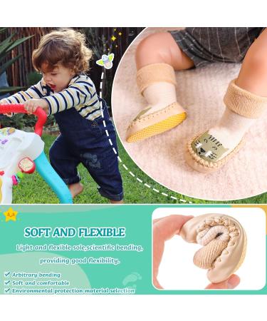 Eocom Baby Boy Girls Animal Moccasins Non-Skid Indoor Slipper 18-24 Months Cat - Buy Online on GoSupps.com