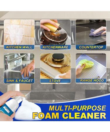 Dumalt Foam Cleaner New Dumalt Rinse Free Foam Cleaner Rinse Free Cleaning Spray Splash Spray Foam Cleaner All Around Kitchen Cleaning Foam For Bathroom Car House (2 Pcs) - Buy Online on GoSupps.com