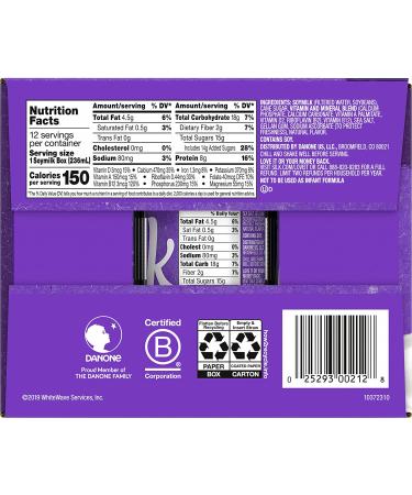 Silk Shelf-Stable Soy Milk Singles Very Vanilla 8 oz, Pack of 12 - Dairy-Free, Vegan, Non-GMO Project Verified - Buy Online on GoSupps.com