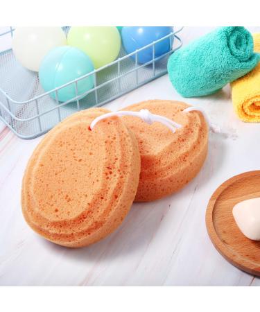 4-Piece Soft Bath Sponge Set for Exfoliating Shower Foam - Soothing Body Sponge for Bathroom - Buy Online on GoSupps.com