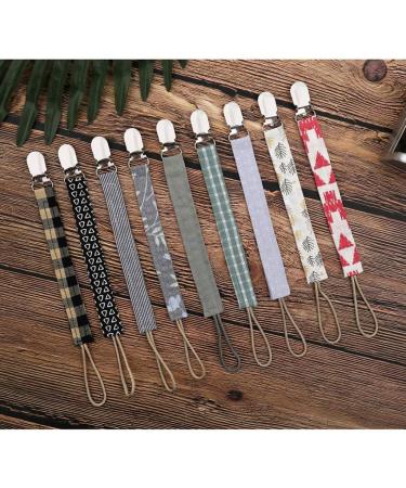 GLASSNOBLE Pacifier Chain - Cotton Linen Pacifier Clips & Teething Holder for Babies - Shop Internationally - Buy Online on GoSupps.com