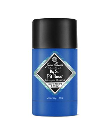 Jack Black Pit Boss Mens Deodorant Antiperspirant - Jack Black Deodorant for Men Antiperspirant for Men Antiperspirant Deodorant Men Men's Deodorant Mens Sensitive Skin Deodorant Mens Gifts Marine Accord & Amber