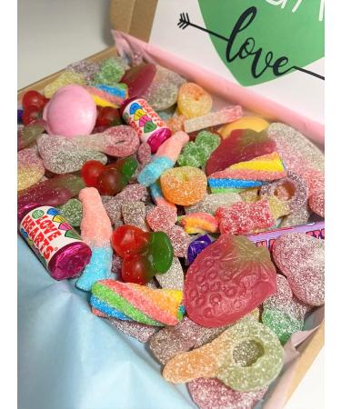 VEGAN Sweet Box - Pick N Mix - Fresh - Personalised for free - Present - Made to order - Birthday - Veganuary - Teacher - Buy Online on GoSupps.com