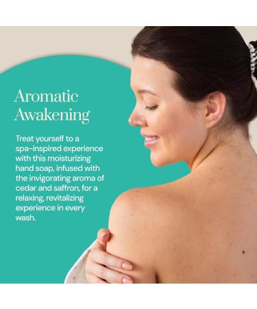 Soapstones Natural Skincare Foaming Hand Soap - 250 mL - Moisturizing Soft and Hydrating Formula (Cedar & Saffron) - Buy Online on GoSupps.com