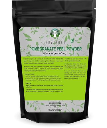 AYURVEDASHREE Pomegranate Peel Powder 200 Gm - Natural Antioxidant for Youthful Skin - Buy Online on GoSupps.com