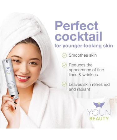 YOUN Beauty 2.5% Retinol Night Cream Moisturizer - Paraben-Free with Vitamin B5 E Hyaluronic Acid & Green Tea | 50ml by Dr. Anthony Youn - Shop Now for Skin Renewal - Buy Online on GoSupps.com