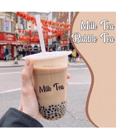Milk Tea Bubble Tea Powder by Bubble Tea House Company (200 g) - Make Bubble Tea at Home - Ideal for Frappes Coffee Boba Tea Milkshakes - Gluten Free Halal Certified - Buy Online on GoSupps.com
