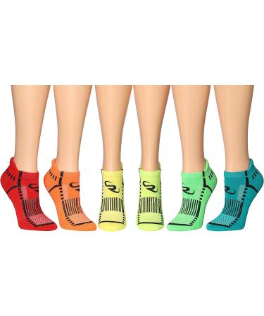 RONNOX Women's 12-Pairs Low Cut Running and Athletic Performance Tab Socks - Small-Medium, Assorted Colors - Buy Online on GoSupps.com