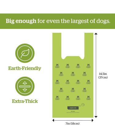 Pogi's Biodegradable Dog Poo Bags with Handles - 300 Dog Bags with Easy-Tie Handles - Ultra Thick Leak-Proof Large Scented Poo Bags for Dogs 1 count (Pack of 300) Scented - Buy Online on GoSupps.com