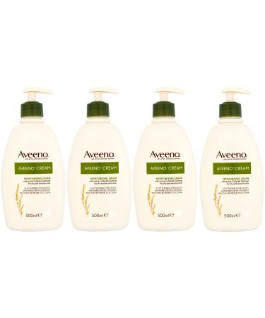 Aveeno Aveeno Moisturizing Cream 500ml - Pack of 4