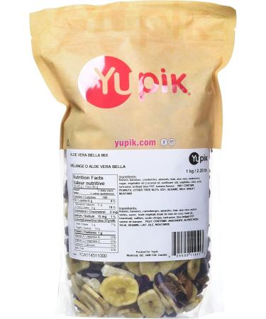 Yupik Aloe Vera Bella Mix 1 kg 6 Count Sweet Trail Mix Dried Fruits Nuts & Aloe Vera Pieces Tropical Fruity Flavors With Almonds Unique Snacks Ideal Topping & Inclusion 1 count (Pack of 6) - Buy Online on GoSupps.com