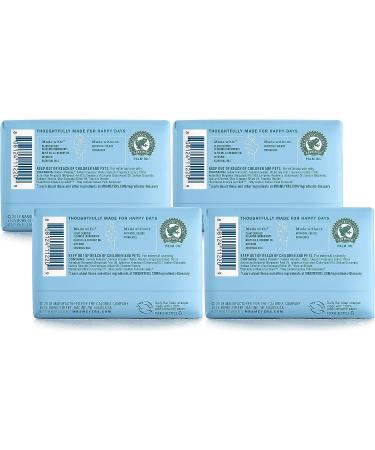 Mrs. Meyer's Rain Water Bar Soap 5.3 oz - Set of 4 Bars with Essential Oils | Body Wash & Hand Soap - Buy Online on GoSupps.com