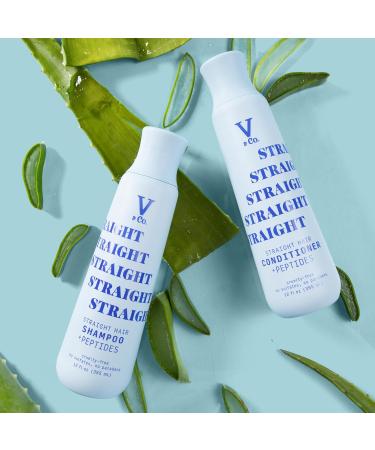 V&Co. Beauty Straight Hair Moisturizing Conditioner with Peptide Technology - 12 oz | Hydrating Formula for All Hair Types - Shop Internationally - Buy Online on GoSupps.com