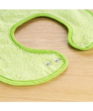 W rner Baby Castle 2 Set - 2x Adjustable Children's Bibs | 100% Cotton Oeko-Tex Standard 100 Highly Absorbent - Blue Green - Buy Online on GoSupps.com