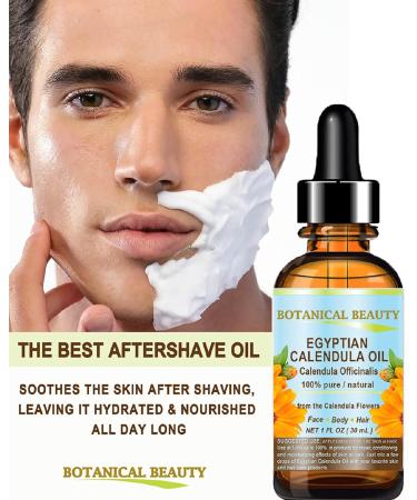 Buy Pure Egyptian Calendula Oil | Natural Moisturizer for Face Skin Hair & Nails | Botanical Beauty 1 Fl Oz (30 ml - Buy Online on GoSupps.com
