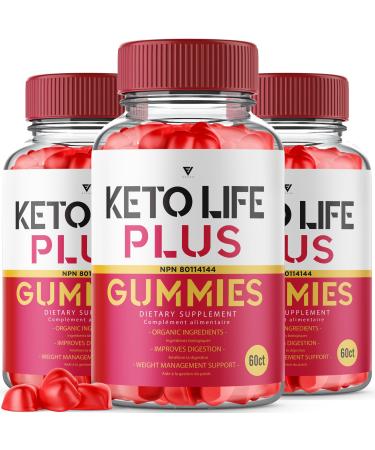 (3 Pack) Keto Life ACV Gummies KetoLife Advanced Strength Apple Cider Vinegar Ultimate Health Supplement Gummy Compl ment Alimentaire Ultime pour la Sant KetoLife Advanced Strength (180 Gummies)