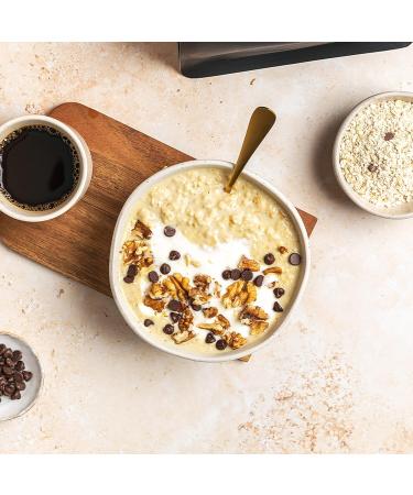 Protein Works High Protein Porridge 360 | Low Sugar Breakfast with Added Vitamins | Apple & Cinnamon Flavor | 500g (6 servings) - Buy Online on GoSupps.com