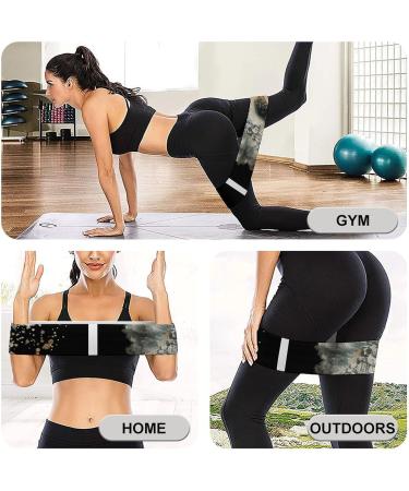 Shop Premium White & Gold Resistance Bands - Elastic Fitness Bands for Effective Leg Workouts - Buy Online on GoSupps.com
