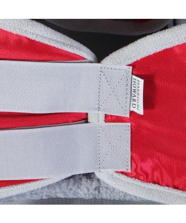 Harrison Howard CareMaster Pro Horse Fly Mask - UV Protection & Ear Protection - Ruby Red for Thoroughbreds (M) - Buy Online on GoSupps.com