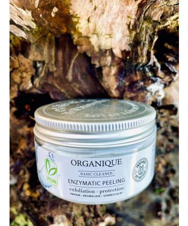 ORGANIQUE Enzymatic Herbal Peeling with AHA Acids and Bio-active Extracts for effective skin renewal anti-inflammation and soothing effects - Buy Online on GoSupps.com