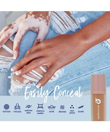 Best Bronze Bombshell Body & Leg Makeup | Waterproof Foundation for Scars & Varicose Veins | NC20 Golden Beige - Buy Online on GoSupps.com