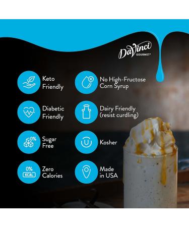 DaVinci Gourmet Sugar Free - Caramel Syrup - 25.4 Fl Oz - Buy Online on GoSupps.com