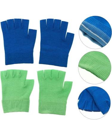 Healeved 6 Pairs Gel Gloves Half Finger Gloves Skin Care Gloves Fingerless Sleeping Gloves Dry Hand Gloves Moisturizing Gloves Moisturizing Hand Gloves Miss at Night Knitting Lotion - Buy Online on GoSupps.com