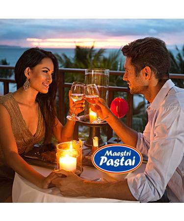 Maestri Pastai Gourmet Tagliatelle Italian Pasta Pack of 3 - Premium Quality Ribbon Pasta Series 42 Imported from Italy - 17.66 oz (1.1 lbs) each - Buy Online on GoSupps.com