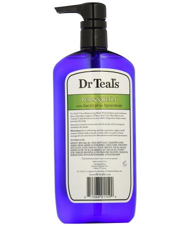 Dr Teal's Ultra Moisturizing Body Wash Relax and Relief with Eucalyptus Spearmint - 24 Fl Oz - Buy Online on GoSupps.com