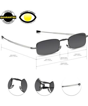 Read Optics Foldable Reading Glasses for Men & Women | Blue Light & Sun Protection | Strength +1.0 to +3.5 - Stylish & Portable - Buy Online on GoSupps.com