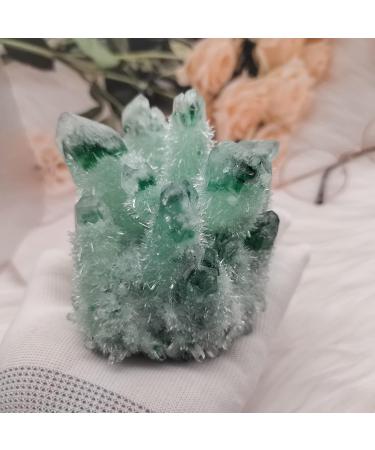 Home Decoration Large Size Green Ghost Phantom Quartz Crystal Cluster Specimen 1pcs Stones (Size : 400-500g) - Buy Online on GoSupps.com